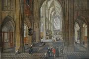 Pieter Neefs View of the interior of a church oil painting on canvas